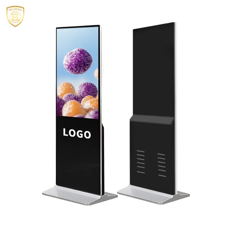 Tela de toque interativo para publicidade, equipamento vertical, display LCD, máquina de publicidade, monitor