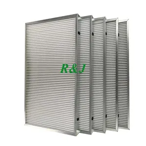 Aluminum&paper frame HVAC primary air filter F6 efficiency