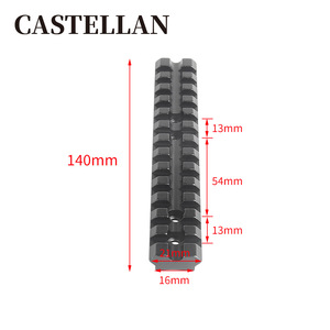 Montaje elevador de Metal estándar de 21mm con 13 ranuras, accesorio de adaptador de montaje de telescopio de alcance de caza impermeable para uso táctico - Product Image 3