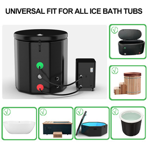 CHILLMEND Venta caliente ODM disponible máquina de enfriamiento y calefacción enfriador de <span class=keywords><strong>agua</strong></span> de baño de hielo máquina de inmersión fría para bañera de hielo ovalada - Product Image 6