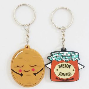 Wholesale 2D 3D PVC Keychains with Custom Logo No Minimum Order for Promotion Gifts - Product Image 6
