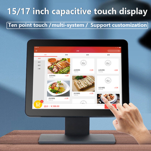 Moniteur TFT LCD tactile capacitif robuste de 15 pouces, étanche IP65, neuf/reconditionné, VGA RS232 USB DVI Serial, usage professionnel - Product Image 2