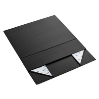 Personalisierte Logo Faltbare Schwarze Magnetische Starre Karton Geschenkbox