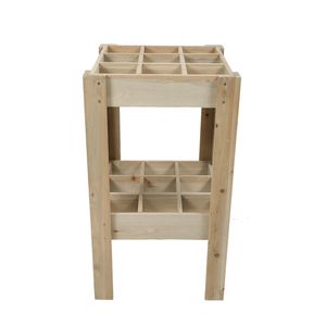 Hot Sale Household Tool Slot Garage & Shed Organizer Wooden Garden Tool Storage Wood Potting Bench Garden Station Table