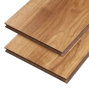 China Suppliers High End Commercial Application Laminate Wood Flooring V Groove