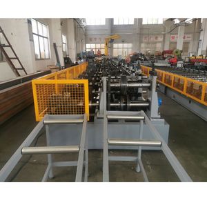Nuevo 1,0mm-3,5mm Acero galvanizado Múltiples tamaños Cee U Zee Sección Marco de metal Purlin Máquina formadora de rollos - Product Image 5