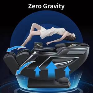 Großhandel Touchscreen Fuß Sl Track 4D Commercial Electric Schwerelosigkeit Luxus Stuhl <span class=keywords><strong>Massage</strong></span> 4D Ganzkörper <span class=keywords><strong>massage</strong></span> Stuhl - Product Image 4