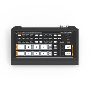 AVMATRIX HVS0403U Switcher Video a 4 Canali per Streaming Live, Metallo Multi-Formato HD/SDI 3G-SDI per <span class=keywords><strong>Luma</strong></span>/Chroma Key T-bar/Auto/Cut - Product Image 3