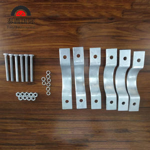 स्टील गैल्वेनाइज्ड पाइप क्लैंप शीट धातु निर्माण के लिए छेद बीम क्लैंप क्लिप फिटिंग - Product Image 2