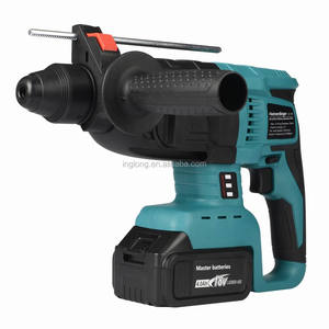 <strong>18V</strong> Rechargeable Brushless <strong>Cordless</strong> Rotary Hammer <strong>Drill</strong> Electric Hammer Impact <strong>Drill</strong> <strong>with</strong> Two 4000 MAh <strong>Batteries</strong> - Product Image 4