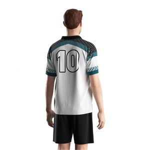 Camiseta de Fútbol de Secado Rápido con Cuello Polo de un Solo Botón, Inserciones Transpirables y Diseño Ajustable para Mayor Comodidad en el Día del Partido - Product Image 4