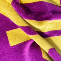 Best-selling Custom High-quality Modern Antibacterial 100% Cotton Woven Jacquard Fabric Eco-friendly Quick-drying Beach Towel