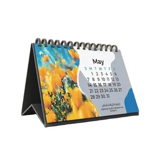 定制高品质2025新书桌工厂印刷表日历和挂历印刷