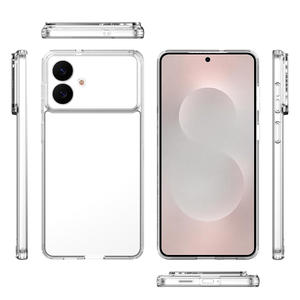 Esquinas de airbag a prueba de golpes Crystal Clear TPU Bumper Hard Acrylic Precise Hole Phone Case para <span class=keywords><strong>Samsung</strong></span> <span class=keywords><strong>Galaxy</strong></span> S26 Edge - Product Image 6