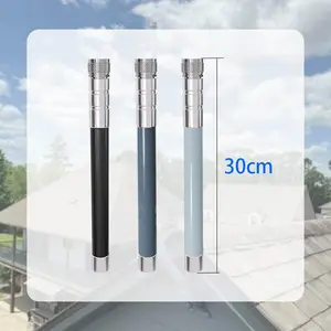 Precio de fábrica 2,4G y 5,8G de doble banda 5dbi 30cm N conector 5G módem exterior fibra de vidrio impermeable antena repetidora