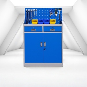 KAODEE Metal Work Trolley With 2 <b>Drawers</b> Heavy-duty Steel <b>Tool</b> Cart for Garage Workshop Storage Rolling Toolbox Factory Direct H - Product Image 1