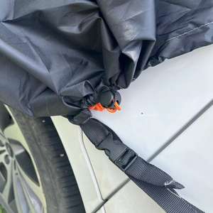 Tente noire de stockage imperméable et pare-soleil à ouverture rapide pour vélos et motos Abri d'espace arrière en matériau Oxford extérieur - Product Image 6