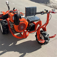 Mini motoculteur autoporté rotatif, cultivateur, machine de désherbage agricole avec accessoires interchangeables
