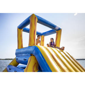 <span class=keywords><strong>Torre</strong></span> de Escalada Flotante con Tobogán, Parque Inflable Modular Grande para Aguas Abiertas con <span class=keywords><strong>Torre</strong></span> de Escalada, Tobogán y Obstáculos - Product Image 5