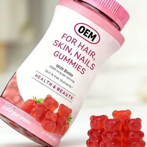 Gomitas de Vitaminas de Biotina y Colágeno Personalizadas, Fórmula OEM 2 en 1 para la Salud del Cabello, la Piel y las Uñas, Marca Privada para Adolescentes - Product Image 2