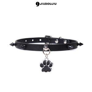 collier ras du cou, jouets sexuels SM, collier à motif patte de chien punk, collier de traction, jouets sexuels pour adultes, chaîne de clavicule - Product Image 3