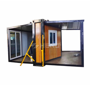 <span class=keywords><strong>Maison</strong></span> conteneur de luxe extensible de 40 pieds, préfabriquée, modulaire, portable, en acier, avec panneaux sandwich pliables - Product Image 2