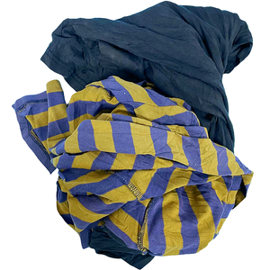 Trapos de Camisetas Recicladas Económicos para Limpieza Industrial, Algodón de Alta Calidad, Fácil de Escurrir, Saturables, Reutilizables, Lavables, Reductores - Product Image 3