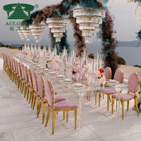 Hochzeits möbel Klar Acryl Hochzeit Esstisch Einstellungen