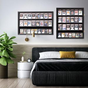 Bóng Chày thẻ hiển thị trường hợp có thể khóa hiển thị khung thu thẻ hiển thị với cửa Acrylic rõ ràng cho bóng đá kinh doanh khúc côn cầu - Product Image 6