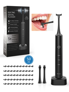 Hydropulseur dentaire électrique avec gratte-langue, rechargeable sans fil, pour un nettoyage en profondeur des dents et des soins bucco-dentaires à domicile - Product Image 4