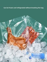 1 boîte de 100 sacs de conservation alimentaire sous vide en nylon de qualité alimentaire, résistants à la chaleur et compatibles micro-ondes, épaisseur 0,16 mm, qualité commerciale
