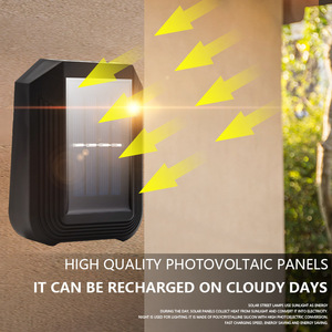 Lámpara Solar de Pared XINSITE de 5W, Impermeable, con Luz Arriba y Abajo, para Jardín Exterior - Product Image 4