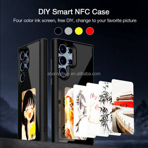 Funda inteligente de lujo DIY para Samsung Galaxy S24 S23 Ultra NFC, funda de carga de pantalla de tinta, pantalla de imagen, modelo Pro Max, función a prueba de golpes - Product Image 2