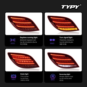 Feux arrière à LED dynamiques TYPY, nouveaux feux de jour pour Benz Classe R W251 2010-2017, accessoires automobiles, mise à niveau de la voiture - Product Image 4