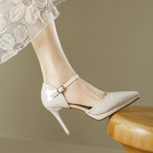 <span class=keywords><strong>Scarpe</strong></span> da <span class=keywords><strong>donna</strong></span> alla moda Sexy <span class=keywords><strong>scarpe</strong></span> da lavoro da ufficio <span class=keywords><strong>scarpe</strong></span> Casual <span class=keywords><strong>eleganti</strong></span> sandali a punta femminili con tacco alto sottile - Product Image 4