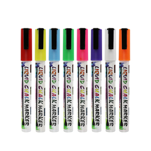 Vente en gros <span class=keywords><strong>de</strong></span> nouveau design marqueur à craie à base d'eau lavages à séchage rapide des vêtements stylo marqueur liquide effaçable - Product Image 3