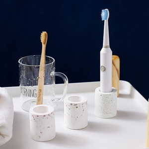 Diseño personalizado tierra <span class=keywords><strong>de</strong></span> diatomeas terrazo cepillo <span class=keywords><strong>de</strong></span> dientes absorbente secado rápido <span class=keywords><strong>baño</strong></span> encimera organizador - Product Image 5