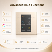 Panneau tactile intelligent KNX pour toute la maison, capteur de proximité, capteur de température et d'humidité, contrôle de scène IA multi-appareils pour la maison
