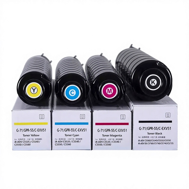 High Quality Compatible Color Copier Toner Cartridge NPG-71 GPR-55 C-EXV51 for for IR C5535/C5540/C5550/C5560/C5735/C5740