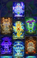 Nuevas Tarjetas Coleccionables Temáticas de Fantasía de YS Dream, Tableros de Exhibición de Arte, Tarjetas de Juego del Festival Terastal, Tarjetas de Alta Definición Scarlet Violet