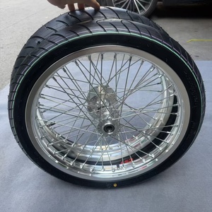 Kit de Ruedas Supermoto CNC Surron Light Bee LBX de <span class=keywords><strong>17</strong></span> Pulgadas, Cromado Plateado, Aluminio Billet, Piezas de Mejora Premium para <span class=keywords><strong>Moto</strong></span> Eléctrica - Product Image 1