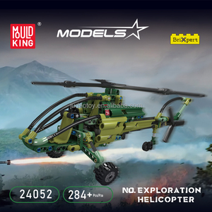 Mould King 24052 EXPLORATION HELICOPTER Ensemble de blocs de construction MOC Petits blocs de puzzle en plastique Jouets Cadeaux pour adultes - Product Image 2