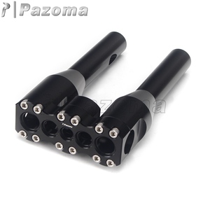 Negro motocicleta 25mm 1 "barra manillar elevador abrazadera Kit aluminio para Harley Dyna Sportster XL1200 XL <span class=keywords><strong>883</strong></span> 72 48 C N L X <span class=keywords><strong>R</strong></span> - Product Image 5