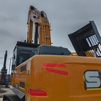 Excavatrice d'occasion Sany SY365H bien entretenue, moteur Isuzu, hydraulique à couple élevé, 36 tonnes, godet de 1,9 m pour carrière et exploitation minière