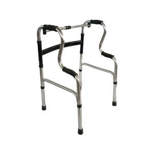 Andador de doble dobleteo de aleación de aluminio con cuatro patas para rehabilitación de ancianos - Product Image 4