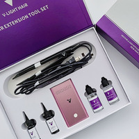 Kit d'extension de cheveux V Light du fabricant populaire avec les accessoires d'extension de cheveux v Glue