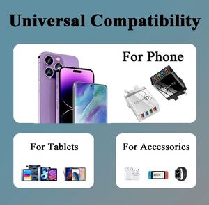 Multi USB <b>Plug</b> Charger <b>UK</b> 4-Port USB Wall Charger QC 3.0 3.1A Fast Charging With <b>Smart</b> Device-Adaptive for All Smartphone - Product Image 6
