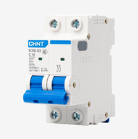 Disjoncteur différentiel NXBLE avec protection contre les surcharges, protection contre les fuites à la terre 1/2/3/4P pour usage domestique