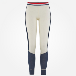 Women's Thermal Knitted 100% Merino <strong>Wool</strong> <strong>Base</strong> <strong>Layer</strong> Longs Colour Blocked Leggings Ski Wear Autumn Winter - Product Image 2