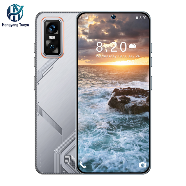 GT30 22G+1TB 7.3" HD Screen Android 16 5G LTE CDMA French Gaming Smartphone with Dual SIM and 108MP Camera